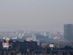 'Boina' de contaminación sobre Zaragoza