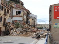 El derrumbamiento de la ladera de Pui Pinos, ocurrido el pasado mes de abril, dejó a 12 personas sin vivienda