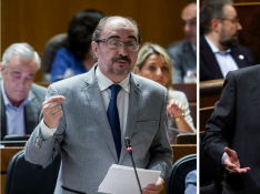 Lambán acusa al ministro de "posicionarse con Cataluña" en el proceso judicial de Sijena