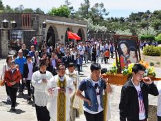 Jornada con inmigrantes chinos en Torreciudad el pasado mes de mayo