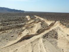 Un camión daña las Líneas de Nazca, patrimonio cultural de la Humanidad