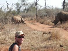 Ramiro Blancas ejerce de guía turístico en África.
