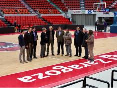 El alcalde de Zaragoza ha ejercido de anfitrión este jueves y ha mostrado el Príncipe Felipe a los organizadores