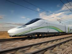 Talgo ha fabricado el tren de alta velocidad, modelo 350, que viajará por Arabia Saudí con ventanas de Ariño Duglass