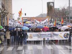 Un millar de personas se movilizan en Teruel para pedir igual salario entre policías