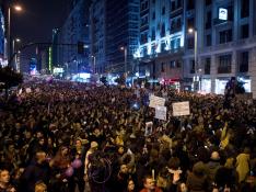 Las convocantes de la huelga feminista aseguran que la manifestación ha marcado un "antes y un después"