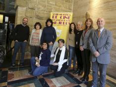 Representantes de la organización de la XVIII Muestra de Cine Realizado por Mujeres en Huesca