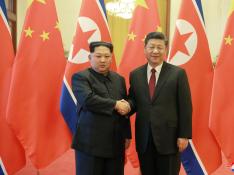 proclama su compromiso con la desnuclearización de Corea al visitar China