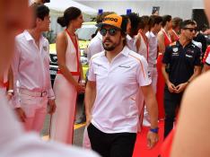 Fernando Alonso, retirado por una avería en el Gran Premio de Mónaco