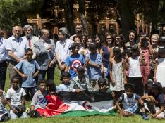 Unos 137 niños saharauis pasarán este verano con familias en Aragón