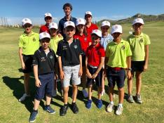 La selección aragonesa ya entrena en el Real Golf La Manga Club