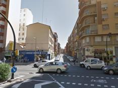 Confluencia de las calles Rioja y Lastanosa