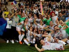 La selección sub 20 celebra el pase a la final tras derrotar a Francia