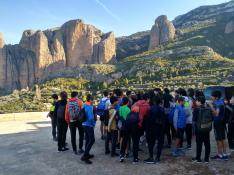 Casi 900 alumnos de Secundaria se acercan al patrimonio natural de La Hoya