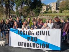 Una marcha ciudadana reclama "valentía" al Gobierno para la demanda civil contra los Franco