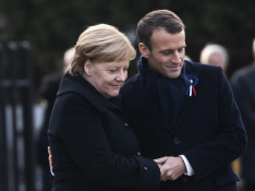 Francia y Alemania reafirman su amistad un siglo después de la Gran Guerra.