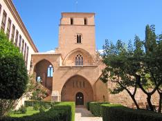 Torre del homenaje del castillo de Alcañiz, que fue la sede de la Encomienda Mayor de la Orden de Calatrava en Aragón.