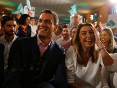 Sánchez pide mayoría rotunda para que no haya bloqueos y Andalucía "siga avanzando con Díaz"