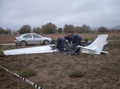 La misteriosa avioneta hallada en un viejo aeródromo próximo a Teruel