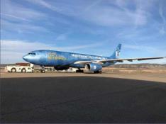 ¿Qué hace un avión del Manchester City en el aeropuerto de Teruel?