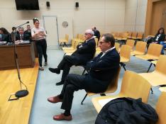 En el banquillo del juicio del caso Plaza solo se sentaron ayer el ex consejero delegado de la DGA en Plaza Carlos Esco y el empresario Miguel Ángel Floría.