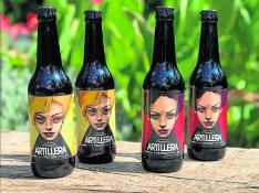 Artillera Trigueña y Artillera Morena 7, las dos variedades de cerveza de esta marca artesana.