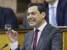 Las frases del debate de investidura del nuevo presidente de la Junta de Andalucía