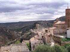 La localidad turolense de Alcaine, en la comarca de Cuencas Mineras.