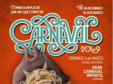 Cartel del Carnaval 2019 en Zaragoza