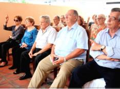 Un encuentro de la Agrupación Aragonesa de Venezuela, celebrando San Jorge