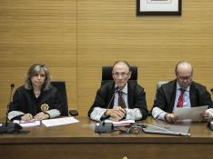 La Sección Primera de la Audiencia de Zaragoza que juzgó el caso Plaza.