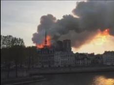 Declarado un incendio en la catedral de Notre Dame de París