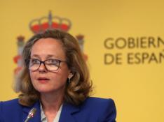 La ministra de Economía y Empresa, Nadia Calviño