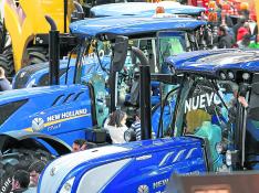 Unidades de algunos de los tractores más novedosos que se exhibieron en la última edición de la Feria Internacional de Maquinaria Agrícola (FIMA) en Zaragoza.