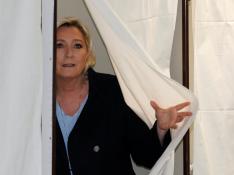 Marine Le Pen ha votado este domingo en Francia