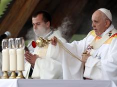 El papa Francisco en Rumanía.