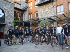 Participantes en la edición de 2018 de 'Pirineos con Campagnolo'