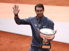 Rafa Nadal tras ganar su duodécimo Roland Garros