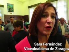 Sara Fernández: "Este lunes empieza la Zaragoza del cambio"