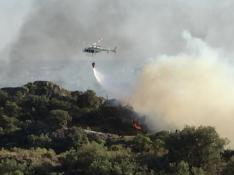 Declarados dos incendios forestales en Binéfar y San Esteban de Litera