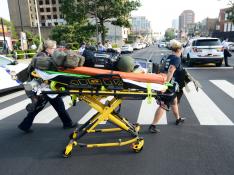 Tiroteo en la ciudad de Philadelphia, donde han resultado heridos al menos cinco policías.