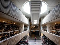 Parking de bicicletas en Holanda
