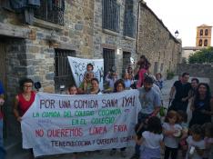 Protesta colegio Santa Cilia