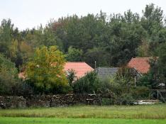 Vista de la granja donde una familia holandesa pasó nueve años encerrada en un sótano.