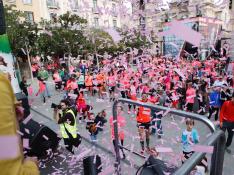 Un total de 13.000 participantes en la Carrera de la Mujer de Zaragoza