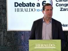 Minuto de oro de Pedro Fernández, candidato del Vox al Congreso por Zaragoza