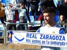 Javi Puado, jugador del Real Zaragoza: "El equipo está fuerte y con ganas"