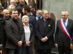 Torra y Puigdemont se dan en Perpiñán un baño de masas independentista