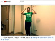 Patricia Ciria ha colgado la coreografía en Youtube para que la pueda aprender cualquier alumno.
