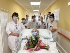Última paciente ingresada en el Hospital San Juan de Dios
